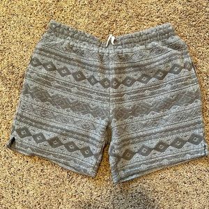 Chubbies fleece lounge shorts, size M, grey.